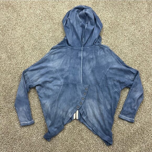 Vintage y2k billabong oversized  tie dye hoodie women's M - Picture 6 of 6
